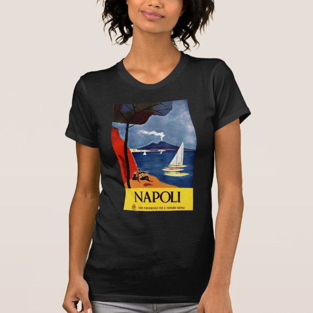 Camiseta Vintage Napoli Travel Love Romance (Anverso)