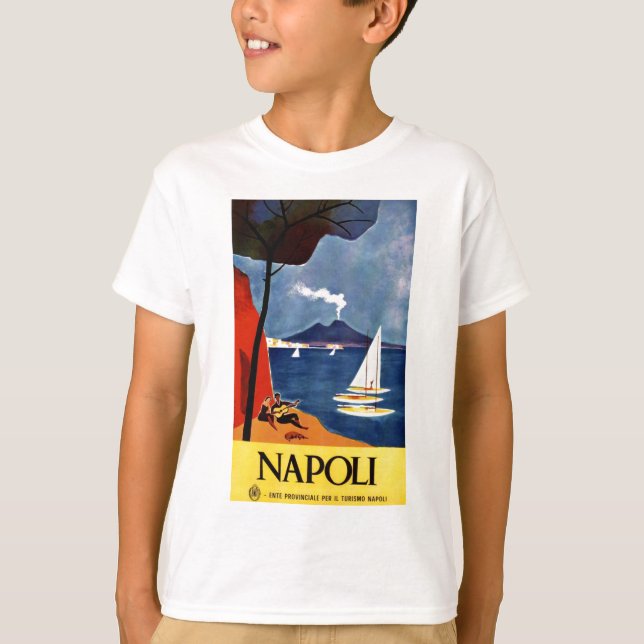 Camiseta Vintage Napoli Travel Love Romance (Anverso)