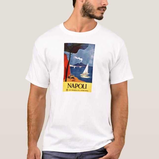 Camiseta Vintage Napoli Travel Love Romance (Anverso)