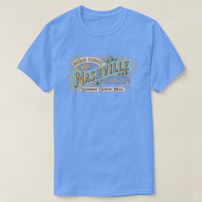 Camiseta Vintage Nashville Rough (Diseño del anverso)