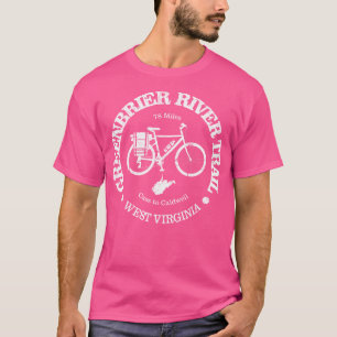 Camiseta Vintage Nature Greenbrier River Trail Ciclismo Hik