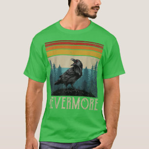 Camiseta Vintage Nevermore Apparel Edgar Allan Poe The Rave