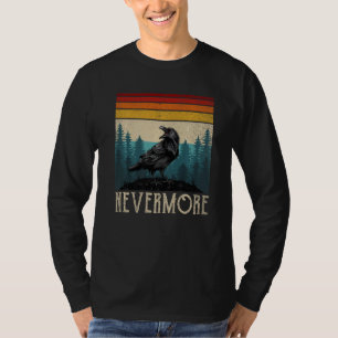 Camiseta Vintage Nevermore Edgar Allan Poe The Raven