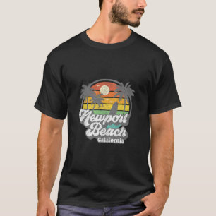 Camiseta Vintage Newport Beach California Ca Surf Retro 