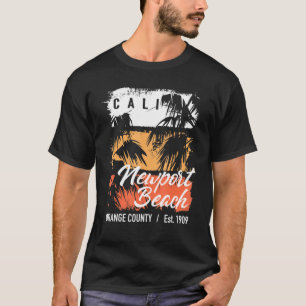 Camiseta Vintage Newport Beach California Surf Cali Surfing