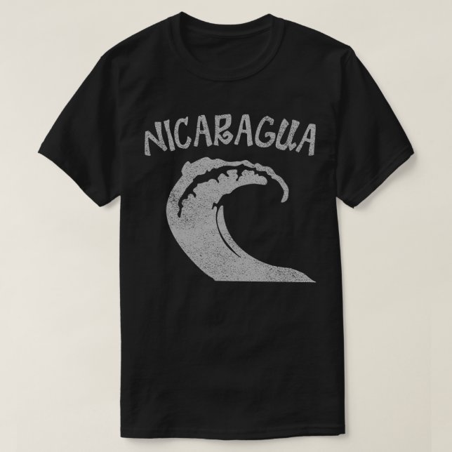 Camiseta Vintage Nicaragua Surf (Diseño del anverso)