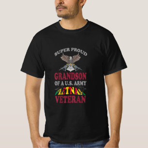 Camiseta Vintage Nieto Orgulloso De Un Regalo De Vietnam De