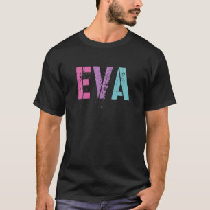 Camiseta Vintage Nombre Chica EVA Estrella de rock Mamá B