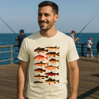 Camiseta Vintage North American Fish