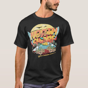Camiseta Vintage North Shore Oahu Hawaii Surfing Sur