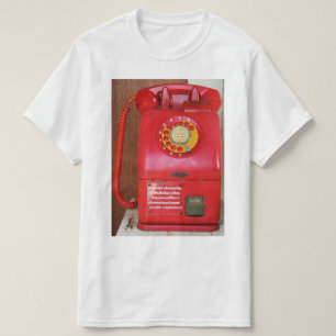 Camiseta Vintage Nostalgic Old Classic Teléfono Retro