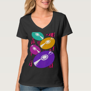 Camiseta Vintage Noventa Vinil Music Retro Fiesta de disfra