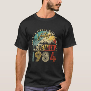 Camiseta Vintage Noviembre 1984 40º regalo de cumpleaños pa