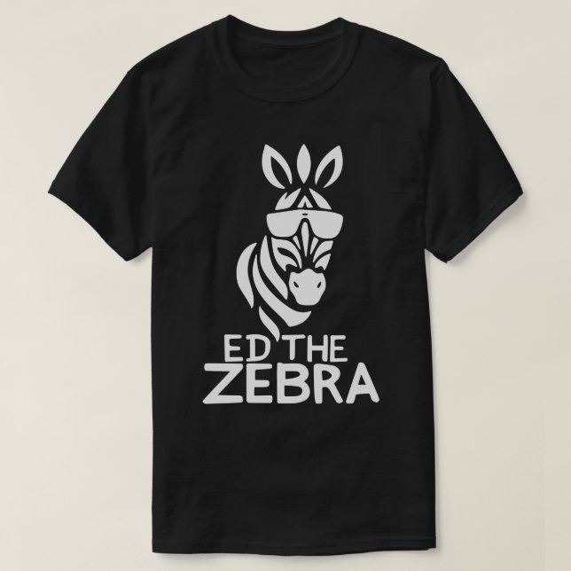 Camiseta Vintage Nunca Olvides a Ed la Cebra (Diseño del anverso)