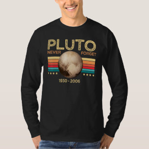 Camiseta Vintage Nunca Olvides Plutón Astronomía Espacio S