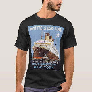 Camiseta Vintage Ocean Liner Retro de barco de vapor