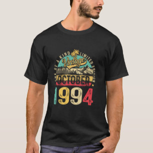 Camiseta Vintage Octubre 1994 Regalo de 30 años Hombres div