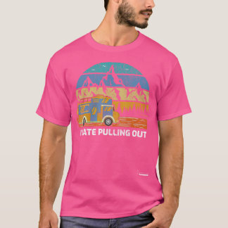 Camiseta Vintage, Odio Sacar A Camping Trailer De Viajes