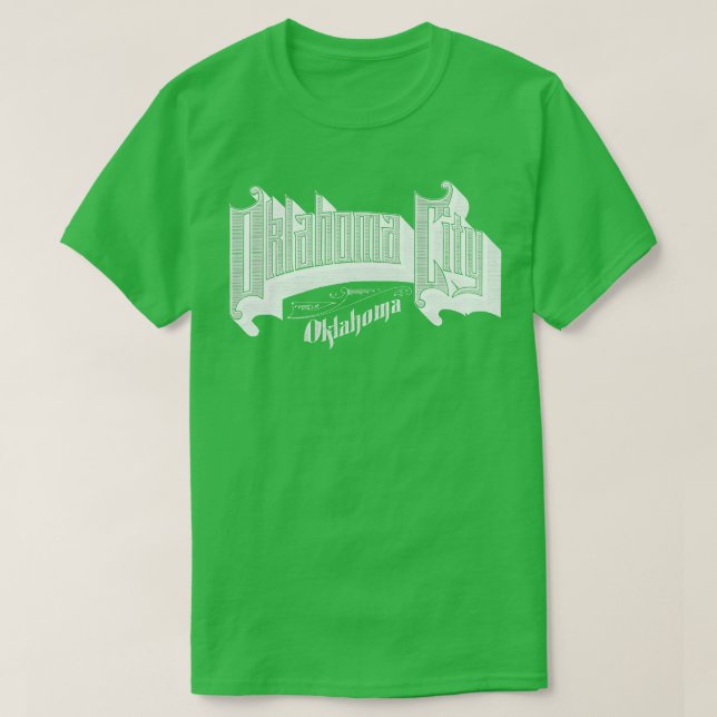 Camiseta Vintage Oklahoma City OK (Diseño del anverso)