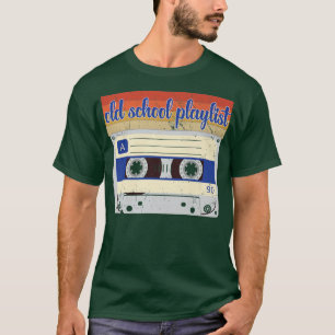 Camiseta Vintage Old school Playlist Eighties Music Lover R