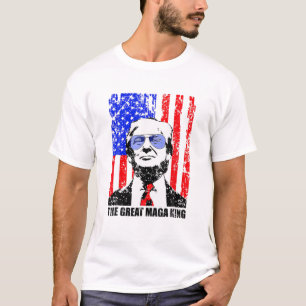 Camiseta Vintage Old The Great MAGA King Ultra MAGA Patriot