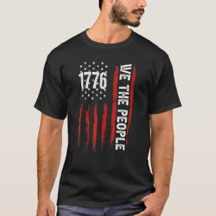 Camiseta Vintage Old We The People 1776 Bandera Americana P