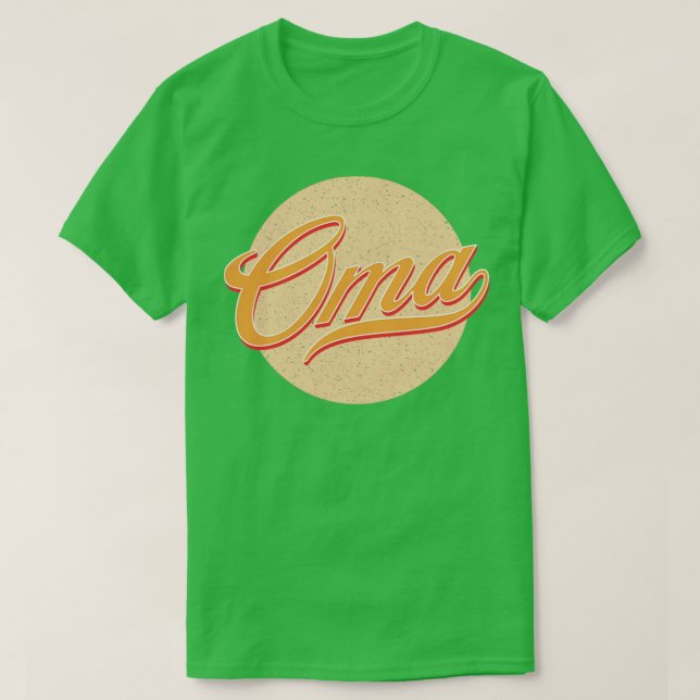 Camiseta Vintage Oma (Diseño del anverso)