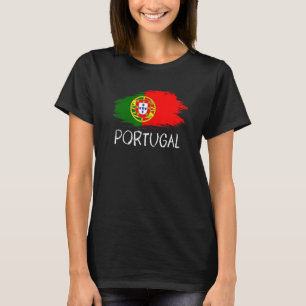 Camiseta Vintage Orgullosa Bandera Portuguesa Patriótica