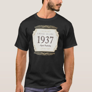 Camiseta Vintage original de edad perfectamente nacido en 1