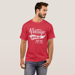 Camiseta Vintage oscuro hecho en 1978 40.o cumpleaños