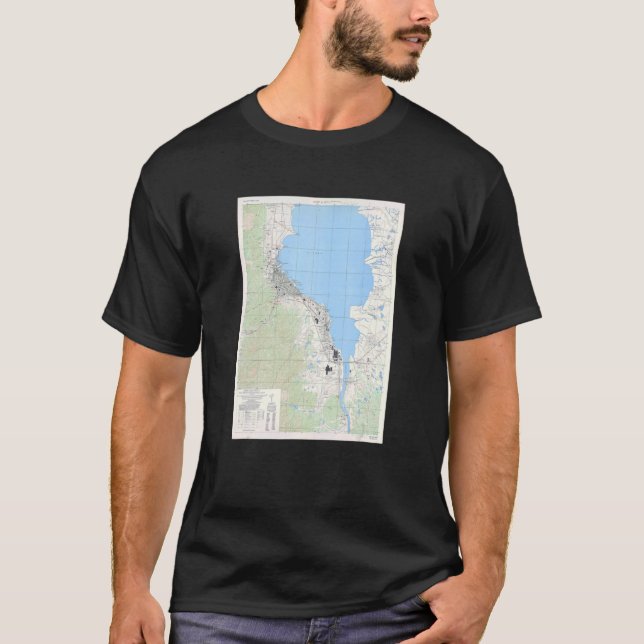 Camiseta Vintage Otsu Japan Map 1945 (Anverso)