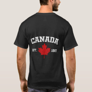 Camiseta Vintage Ottawa Canada Est 1867 Regalo de recuerdo