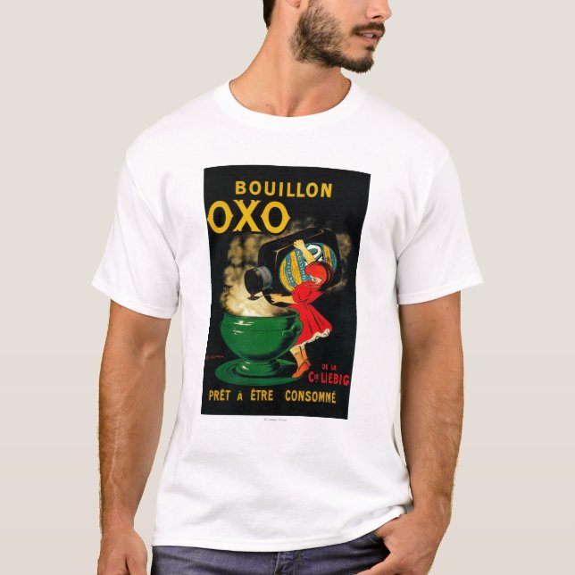 Camiseta Vintage OXO PoseterEurope del caldo (Anverso)