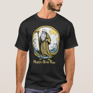 Camiseta Vintage Padre Tiempo Año Nuevo