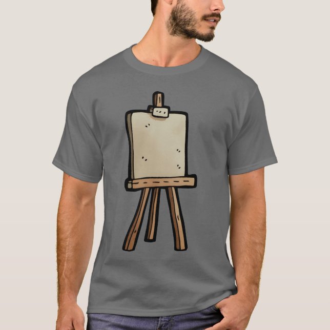 Camiseta Vintage Paint Easel gift (Anverso)
