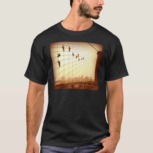 Camiseta Vintage Painters Brooklyn Bridge (Anverso)