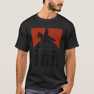 Camiseta Vintage País Occidental Como Un Vaquero Diamante d