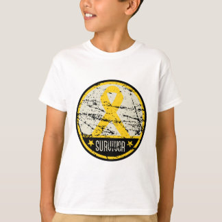 Camiseta Vintage para hombre del superviviente del cáncer