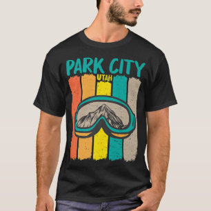 Camiseta Vintage Park City Utah TSkiing Snowboarding