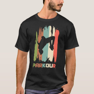 Camiseta Vintage Parkour Freerunner Retro Rooftoping