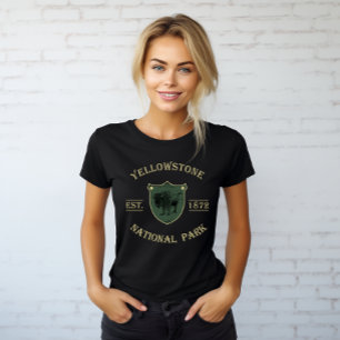 Camiseta Vintage Parque Nacional Yellowstone