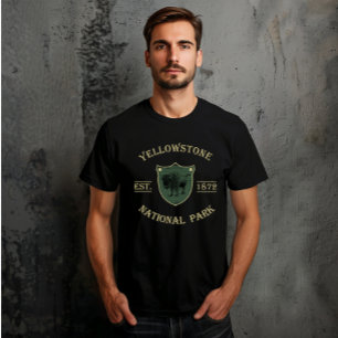 Camiseta Vintage Parque Nacional Yellowstone