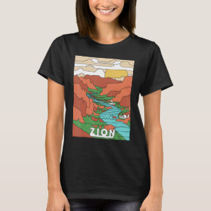 Camiseta Vintage Parque Nacional Zion: Aterrizan los ángele