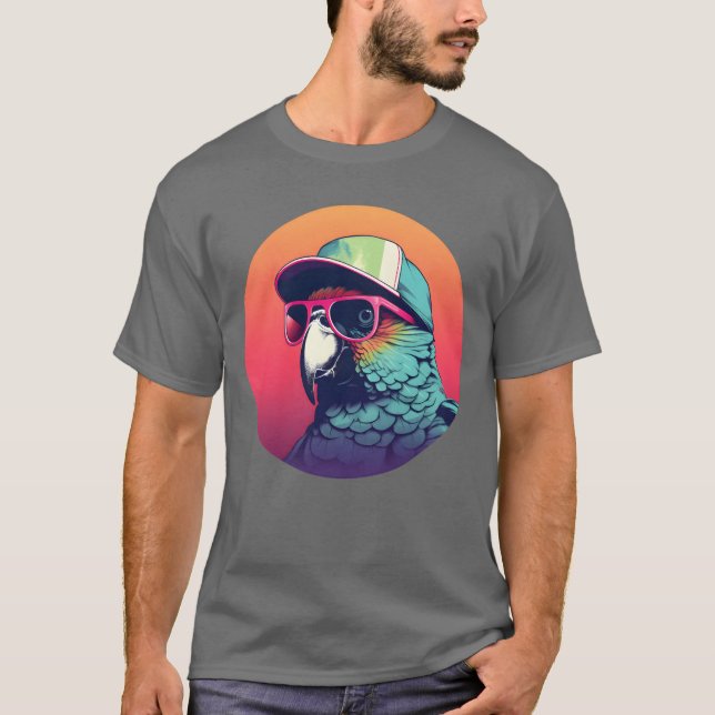 Camiseta Vintage Parrot Lovers family (Anverso)