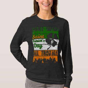 Camiseta Vintage Parte I Rish All Trouble Saint Patric