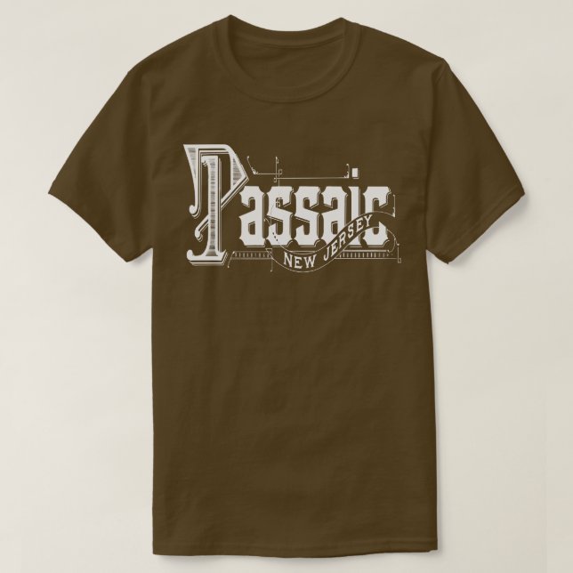 Camiseta Vintage Passaic NJ (Diseño del anverso)
