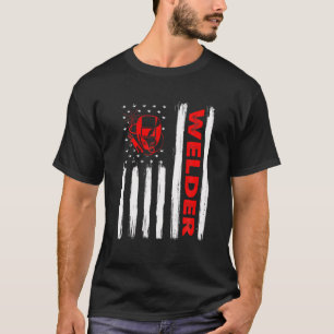 Camiseta Vintage Patriotic Welder American F