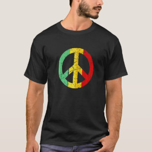 Camiseta Vintage Peace Freedom Unity Signo de paz colorido