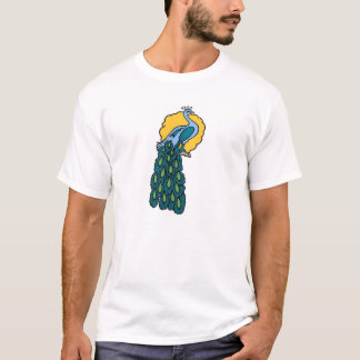 Camiseta Vintage Peacock Tattoo