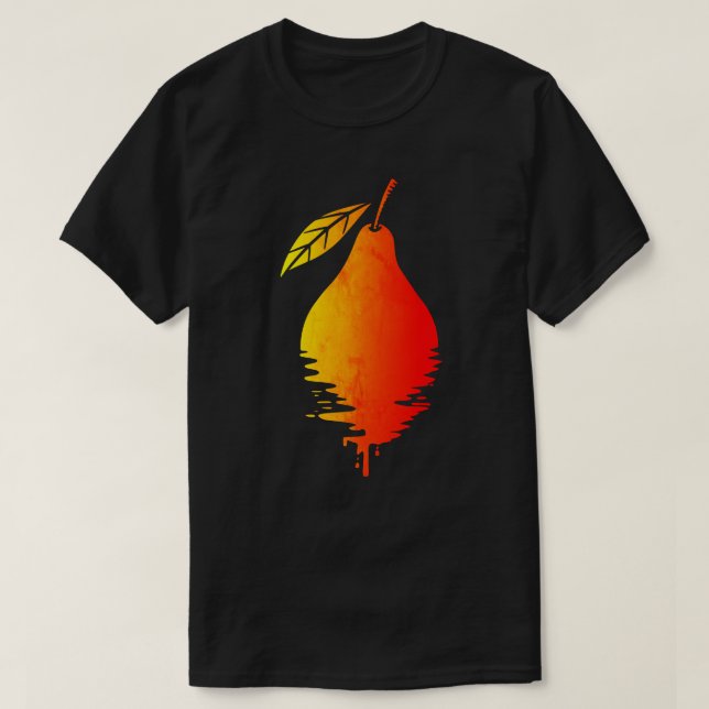 Camiseta Vintage Pear Sunset (Diseño del anverso)